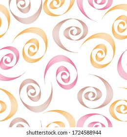 Monochrome abstract geometrical pattern. Vector illustration. Childish artistic style.