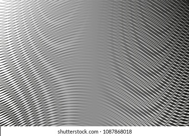 Monochrome abstract gradient background with moire effect. Can be used as design of books, websites, accessories for phones and tablet.Background for title, image for blog. Vector illustration.