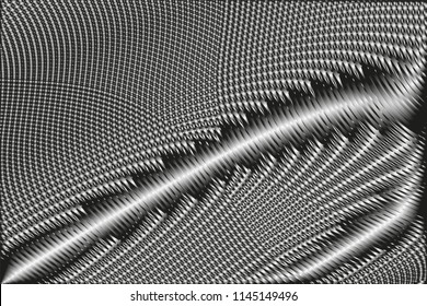 Monochrome abstract gradient background with moire effect. Can be used as design of books, websites, accessories for phones and tablet. 