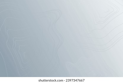 Monochrome abstract grey and white gradient contour-line illustration, Modern color design.