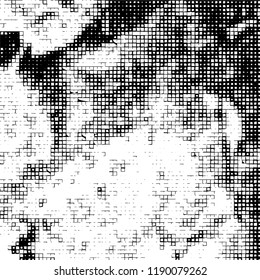 Monochrome abstract grunge background. Vector pattern black and white