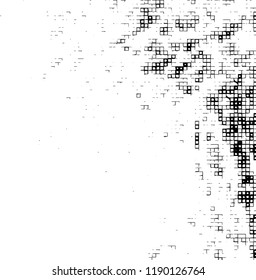 Monochrome abstract grunge background. Vector pattern black and white