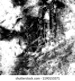 Monochrome abstract grunge background. Vector pattern black and white