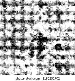 Monochrome abstract grunge background. Vector pattern black and white