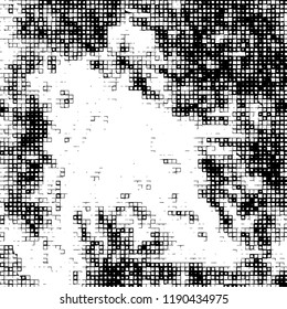 Monochrome abstract grunge background. Vector pattern black and white