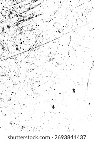 Monochrome Abstract Grunge Texture Vector with Scratches and Dust Overlay