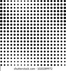 Monochrome abstract halftone. Vector black and white pattern of dots