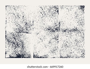 Monochrome abstract hand drawn vector grunge texture.