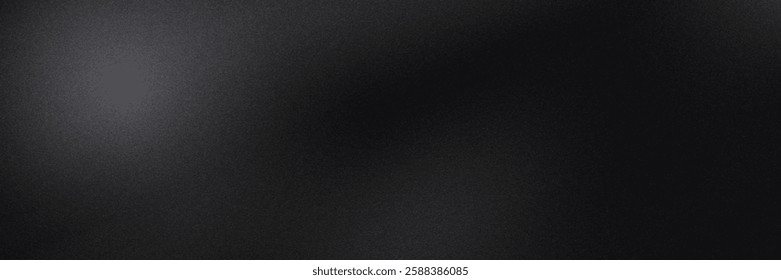 Monochrome abstract metallic dark background with noise.vector grainy