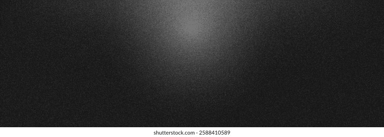 Monochrome abstract metallic dark background with noise modern