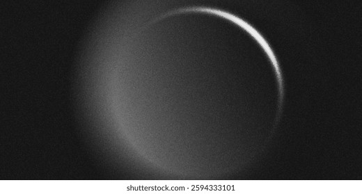 Monochrome abstract metallic dark background with noise modern