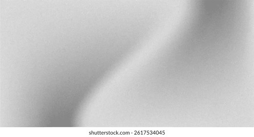 Monochrome abstract metallic dark background with noise. vector illustration
