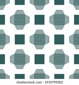 Monochrome abstract modern seamless pattern in simple style. Marine White Striped Geometric Shapes. Minimalistic Background Applicable For Wallpaper, Wrapping Paper, Fabric, Covers
