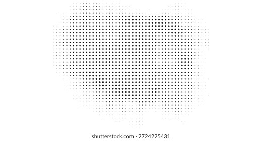 Um padrão abstrato monocromático composto de numerosos pequenos pontos pretos dispostos em uma formação semelhante à grade, criando um efeito visual texturizado.