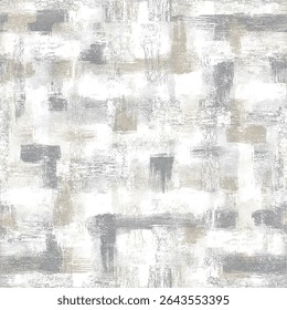 A monochrome abstract pattern with halftone grunge stripes and vertical lines. Ideal for covers, textiles, and digital backgrounds. Vector format.