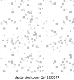 A monochrome abstract pattern with halftone grunge stripes and vertical lines. Ideal for covers, textiles, and digital backgrounds. Vector format.