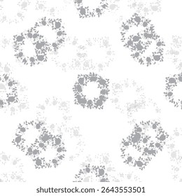 A monochrome abstract pattern with halftone grunge stripes and vertical lines. Ideal for covers, textiles, and digital backgrounds. Vector format.