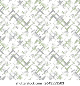 A monochrome abstract pattern with halftone grunge stripes and vertical lines. Ideal for covers, textiles, and digital backgrounds. Vector format.