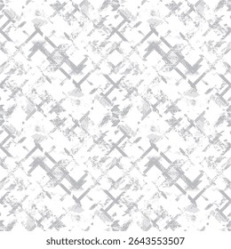 A monochrome abstract pattern with halftone grunge stripes and vertical lines. Ideal for covers, textiles, and digital backgrounds. Vector format.