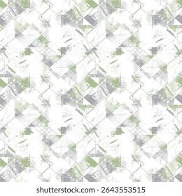 A monochrome abstract pattern with halftone grunge stripes and vertical lines. Ideal for covers, textiles, and digital backgrounds. Vector format.