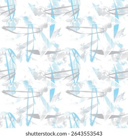 A monochrome abstract pattern with halftone grunge stripes and vertical lines. Ideal for covers, textiles, and digital backgrounds. Vector format.
