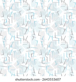 A monochrome abstract pattern with halftone grunge stripes and vertical lines. Ideal for covers, textiles, and digital backgrounds. Vector format.