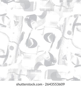 A monochrome abstract pattern with halftone grunge stripes and vertical lines. Ideal for covers, textiles, and digital backgrounds. Vector format.