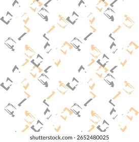 Um padrão abstrato monocromático com faixas grunge de meio-tom e linhas verticais. Ideal para capas, tecidos e fundos digitais. Formato de vetor