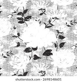 A monochrome abstract pattern with halftone grunge stripes and vertical lines. Ideal for covers, textiles, and digital backgrounds. Vector format.