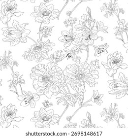 Um padrão abstrato monocromático com faixas grunge de meio-tom e linhas verticais. Ideal para capas, tecidos e fundos digitais. Formato de vetor.