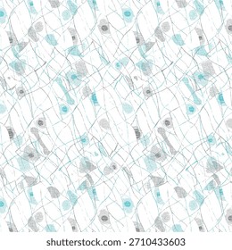 A monochrome abstract pattern with halftone grunge stripes and vertical lines. Ideal for covers, textiles, and digital backgrounds. Vector format.