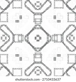 Um padrão abstrato monocromático com faixas grunge de meio-tom e linhas verticais. Ideal para capas, tecidos e fundos digitais. Formato de vetor.