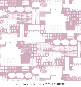 A monochrome abstract pattern with halftone grunge stripes and vertical lines. Ideal for covers, textiles, and digital backgrounds. Vector format.