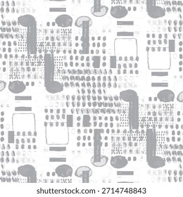 Un patrón abstracto monocromo con rayas grunge semitonos y líneas de Vertical. Ideal para fundas, textiles y fondos digitales. Formato de Vector.