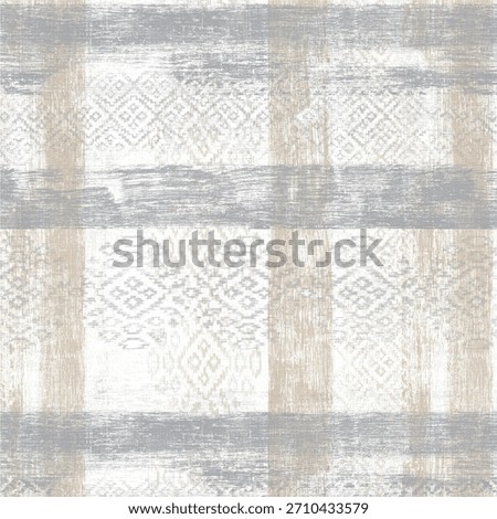 A monochrome abstract pattern with halftone grunge stripes and vertical lines. Ideal for covers, textiles, and digital backgrounds. Vector format.