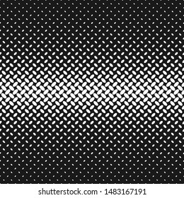 Monochrome abstract repeating halftone ellipse pattern background - vector graphic