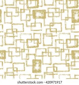 monochrome abstract seamless pattern. hand drawn vector background