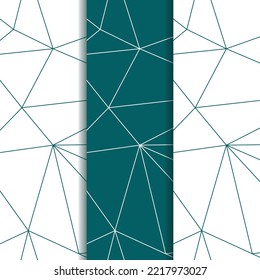 Einfarbige abstrakte, nahtlose Muster-Landschaftshintergrund mit Design-Vorlage für Cross-line-Kunst 