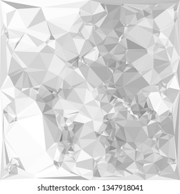 Monochrome abstract triangle background. Low polygonal