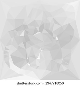 Monochrome abstract triangle background. Low polygonal