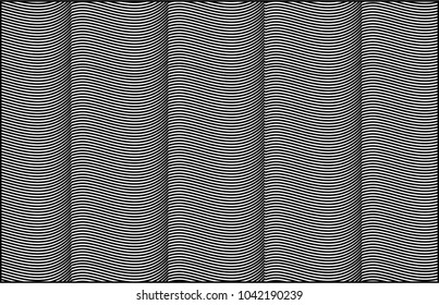monochrome abstract vector line pattern