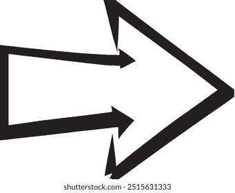 Vetor abstrato monocromático padrão vetor seta design 