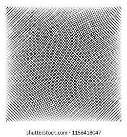 Monochrome abstract wavy texture. Vector background.
