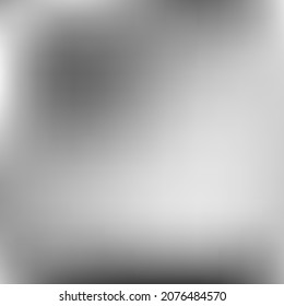 Superficie digital lisa monocromática de aluminio metálico. Papel de fondo blanco de color blanco de color de agua líquido negro. Fondo de gradiente mínimo vacío de plata suave. Malla de degradado de moda gris oscuro vectorial.