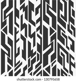 monochrome ancient seamless pattern