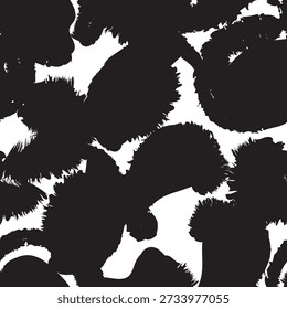 Monochrome Animal Leopard Seamless Pattern Background for fashion textiles, graphics and crafts