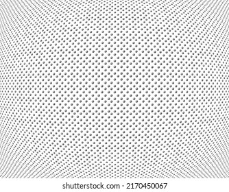 Monochrome background with distorted polka dots, wallpaper