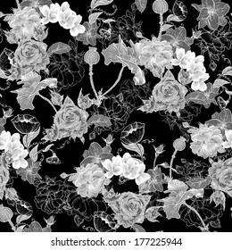 216,992 Black and grey flowers Images, Stock Photos & Vectors