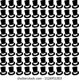 Monochrome background of gentleman's hats