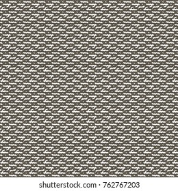 Monochrome background with knitted texture. Abstract vector.